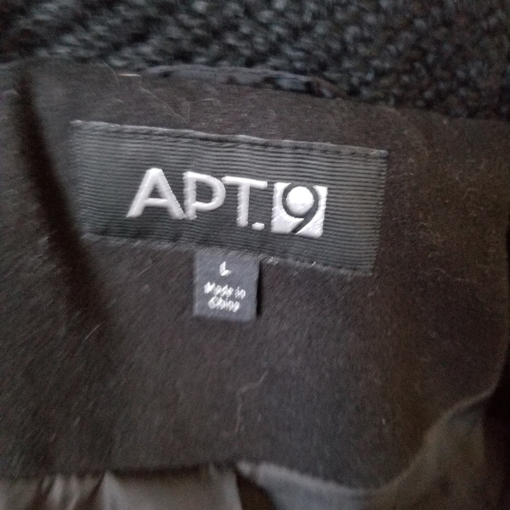 APT 9 BLACK PEACOAT - Picture 7 of 10